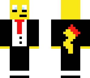 yellow man in tux