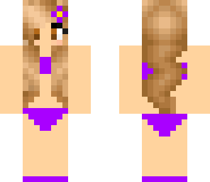 purple bikini