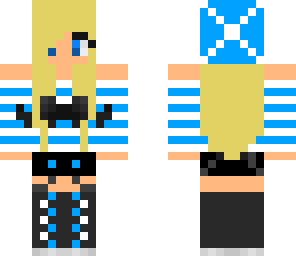 blue girl