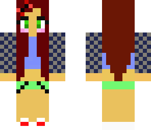 dark red hair