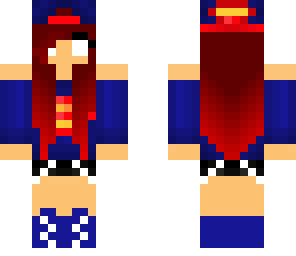 superman herobrine girll