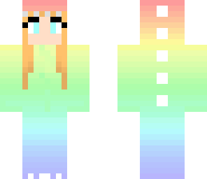 rainbow dino girl