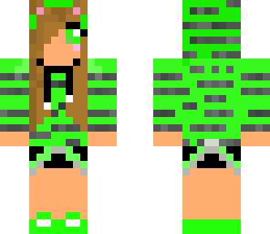 green tiger girl