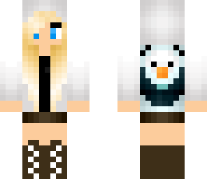 olaf hoodie girl