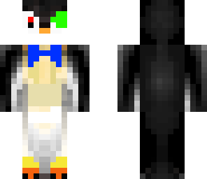 evil red eyed penguin