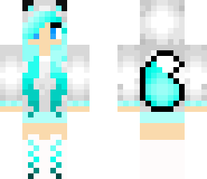 blue wolf girl