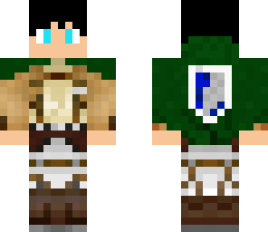 attack on titan me with cape with something else
