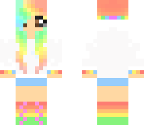 rainbow gamer girl