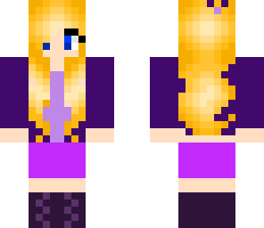 purple girl skin