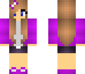 purple sweater girl