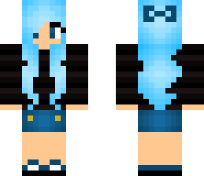 blue hair girl