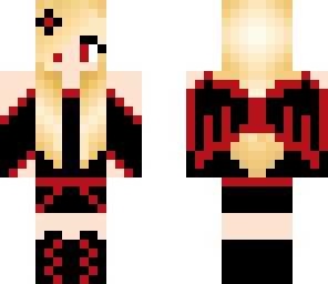 red and black angel girl edited
