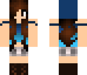 blue outfit