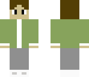 green shirt without hoodie
