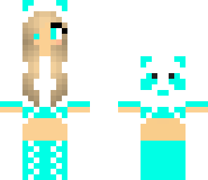 blue panda