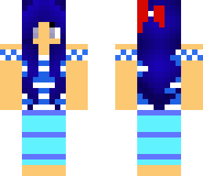 blue water girl