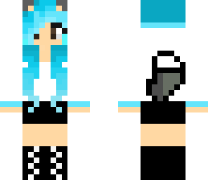 blue wolf girl