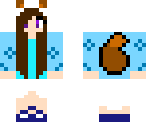 blue cat girl