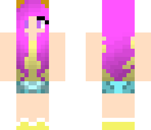 ombre hair girl with cat ears