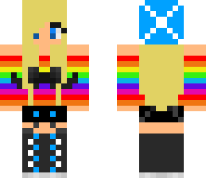 rainbow girl