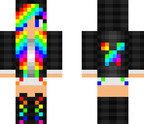 rainbow creeper girl