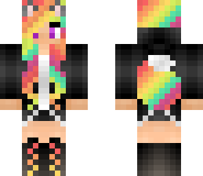 edit rainbow wolf amazing skin btw