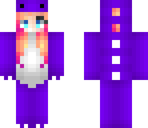 purple dino girl