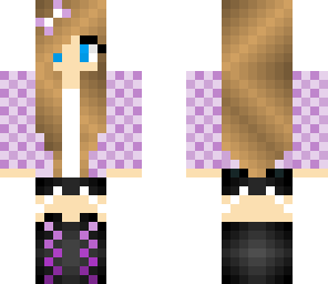 edited purple plaid girl