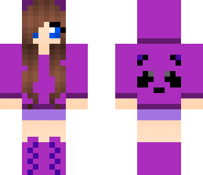 purple panda hoddie