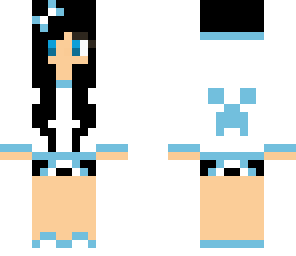 creeper girl blue