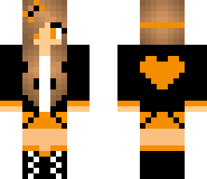 cute orange girl
