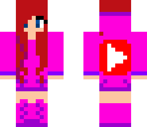 pink youtube redhead