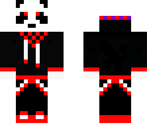red and purple panda