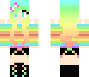rainbow girl