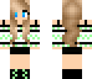 pritty green winter girl