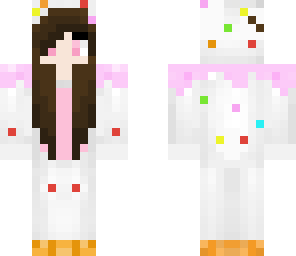 rainbow sprinkles cake girl