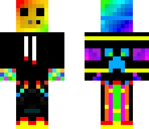 cool rainbow gamer slime