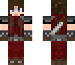 brown hair cloud strife red suit