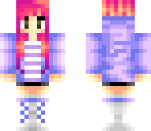 cute pink haired gurl