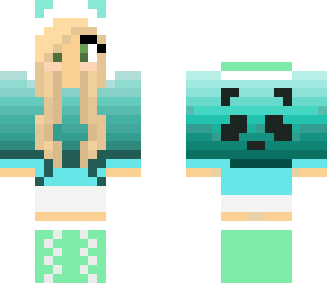 ombre girl panda