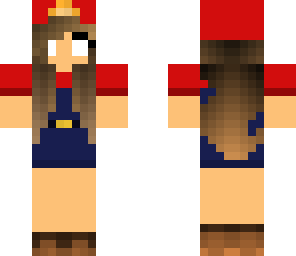 herobrine mario girl