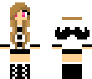 moustache girl