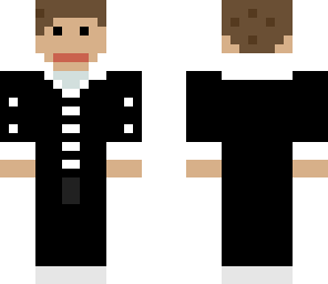 man in black