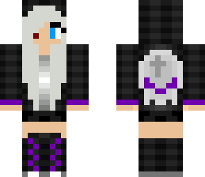 purple goth girl