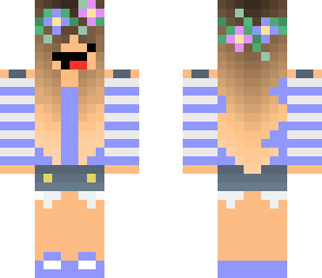 derp blue summer girl