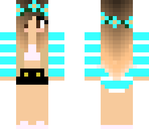 sky blue girl