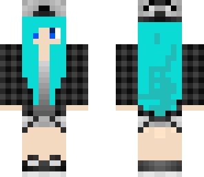 fixed blue hair tomboy