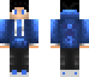 blue sweatshirt