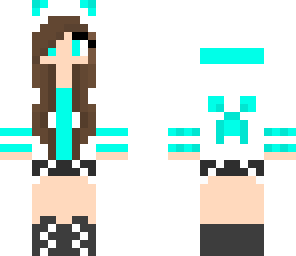 cute creeper hoodie girl edit