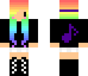 rainbow hair chibi edit